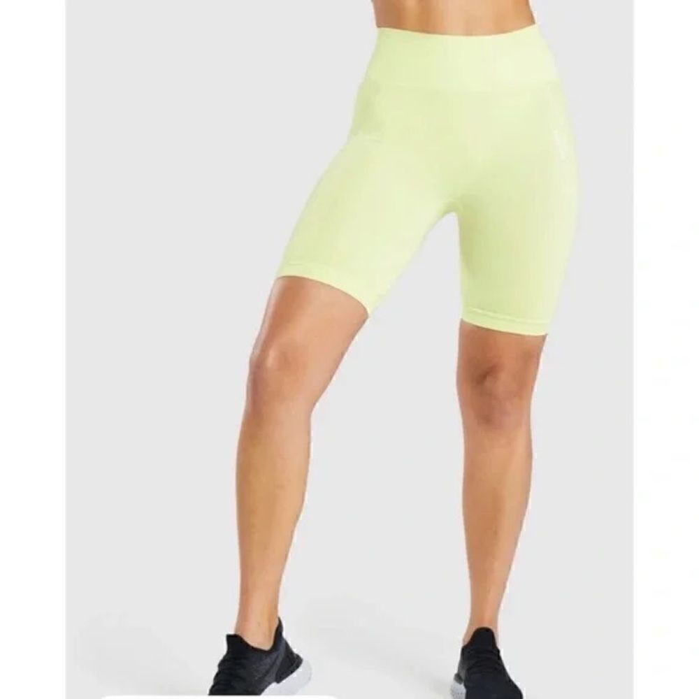 Women’s Gymshark Flex Cycling Shorts Light Green Size Xs New without a tags